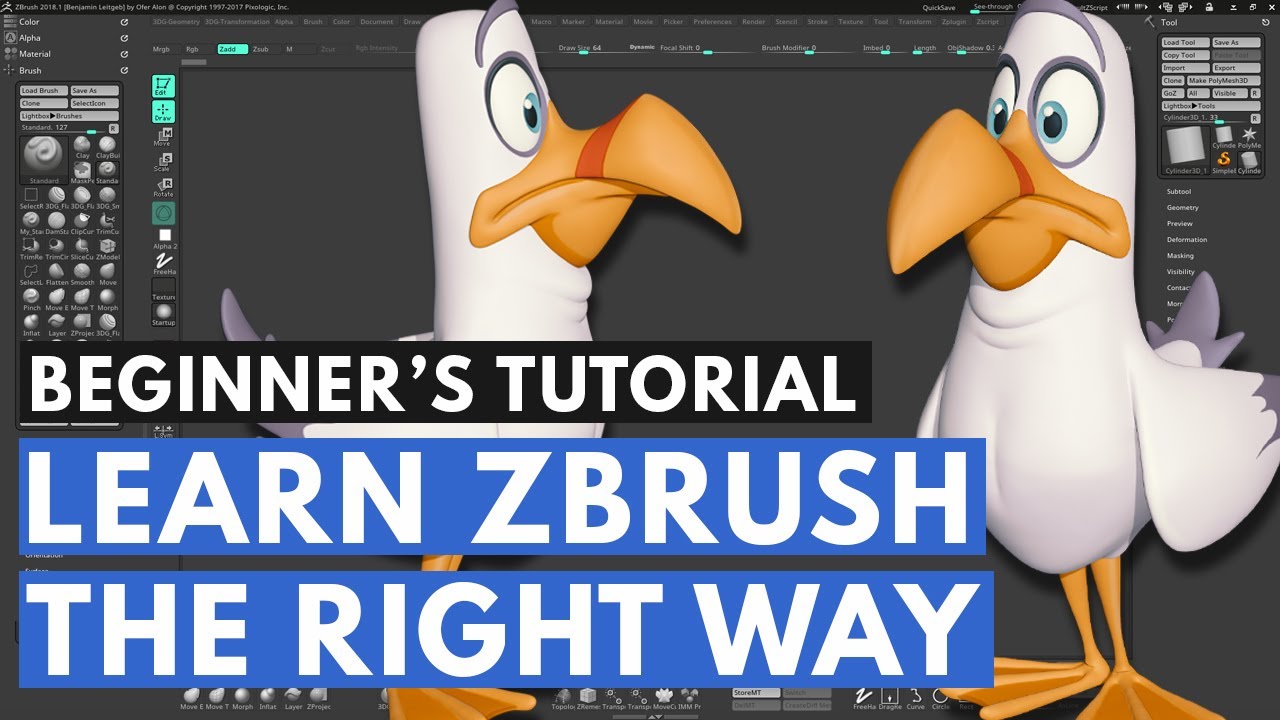zbrush tutorial beginner